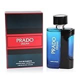 Prado Ocean Eau de Parfum for Men – Fresh Spicy Woody Men’s Perfume, Masculine Scent, 100ml/3.4 Fl Oz
