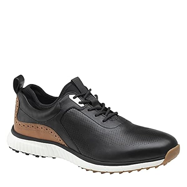 Johnston & Murphy Zapatos de golf híbridos XC4 H1-Luxe para hombre | Cuero impermeable | Ligero | Acolchado de espuma viscoelástica