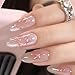 Valentine's 5D Embossed Nail Art Stickers - Romantic Rose Gold & Pink Nail Decals with Bronzing Bow Heart Designs