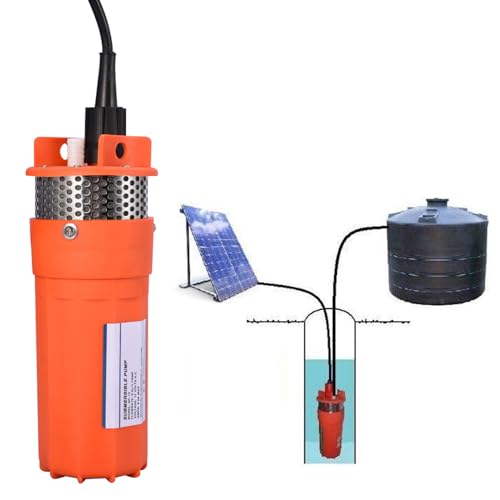Pompe Submersible 12V 80W pour Puits Profond