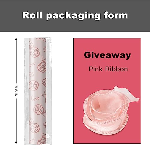 Ewes Gift Wrapping Paper Set 5 Rolls 17X39 Inch For Kids Boys Girls Adults Pink Paper Include Ribbon For Birthday Valentines Graduation Baby Shower Holiday Party Mother's Day Bridal Gift Wrap #TOP3