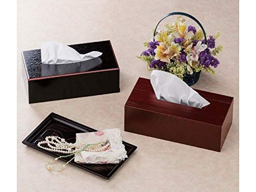 Amazon | 立山ティッシュ BOX 紫檀塗 木 85917850 | 福井
