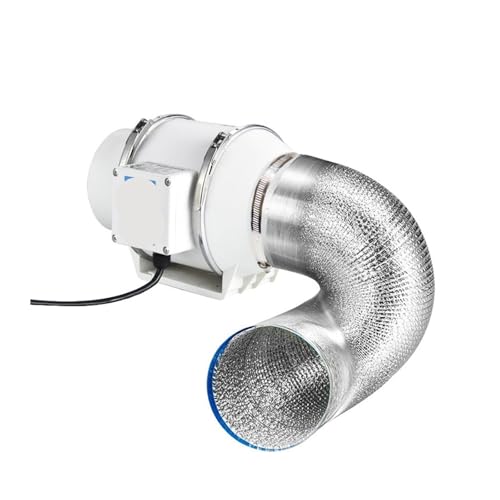 Extractores De Aire De 4, 5, 6 Y 8 Pulgadas, 220 V, For El Hogar, Conducto De Ventilación En Línea, For Cocina, Inodoro, Ventilador De Flujo Diagonal.(6 Inch (HF-150),CN or AU)