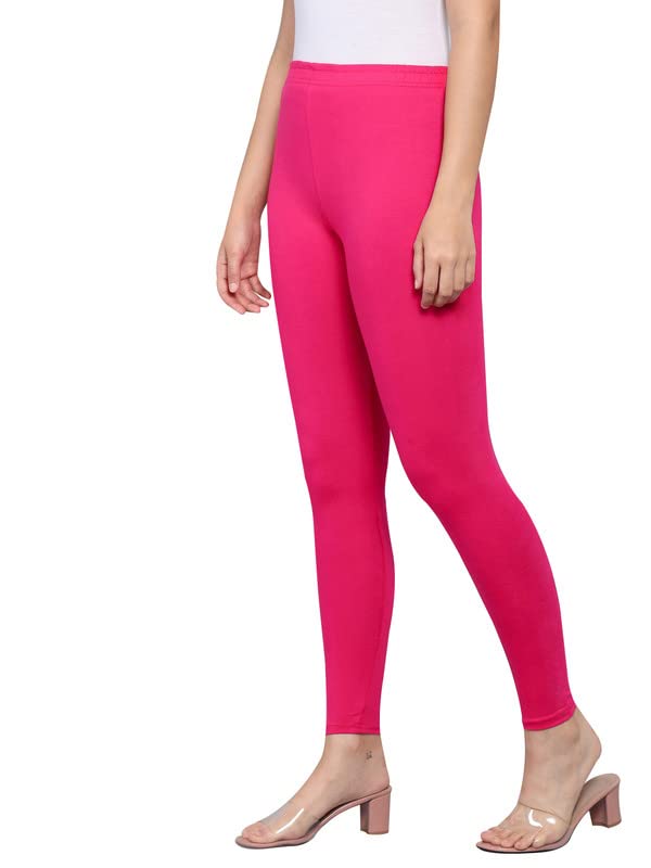 Image of NGT Super Cotton (Pack of 3) Ankle Length Leggings for Women and Girls.