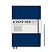 Produktbild LEUCHTTURM1917 342927 Notizbuch Master Slim (A4+), Hardcover, 123 nummerierte Seiten, Marine, kariert