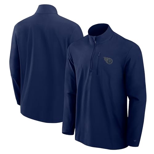 Fanatics Men's NFL Front Office Micro Tonal Quarter-Zip Pullover