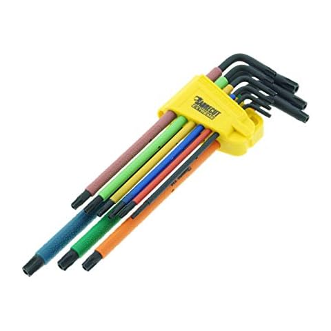 SabreCut 9 Piece Soft Grip Torx Key Set Cover