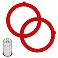2Pcs Flush Valve Seal for Kohler,Silicone Canister Flush Valve Toilet Tank Gasket Kit Compatible Kohler K-GP1059291 K-4436,Leak-Proof Gasket Replacement Parts Toilet Seal Ring(Red)