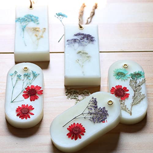 2X 4g/Bolsa de flores secas naturais para fazer velas, fabricação de ornamentos de resina
