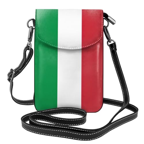 PPHGUT Bolso bandolera ajustable con estampado de bandera italiana para mujer, accesorio de moda ligero