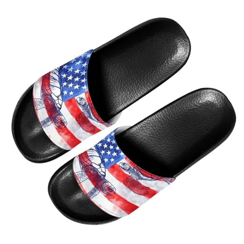 Image of Footwear for Mens Open Toe Athletic Sandals Anti-Slip Sole Slide Sandals Pillow House Flat Shoes Comfortable Slip On Slippers for Indoor & Outdoor