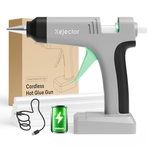 6000mAh Incorporada Batería Pistola Silicona Caliente Inalambrica, 60W