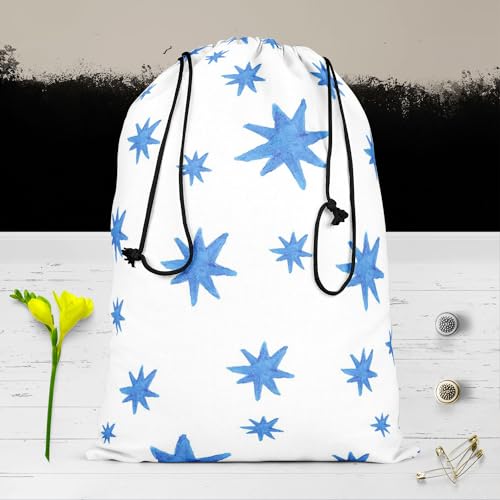 Image of ArtzFolio Watercolor Stars | Reusable Sack Bag | Bag for Gym, Storage, Vegetable & Travel