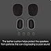 BlueParrot B450-XT Cushion Kit - Includes Foam and Leatherette Replacement Ear Cushions, Four Foam Windscreens (for B450-XT only - 1st Gen Prior to May 2020) VXI-204019-B