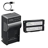Kastar 1-Pack Battery and AC & USB-C Charger, Compatible with BDC46 BDC58 BDC70 BT-70 BLI-162 ERC610 Replacement Batteries for Topcon HiPer II V, Sokkia Total Station, Hitachi JVC Panasonic Camcorder