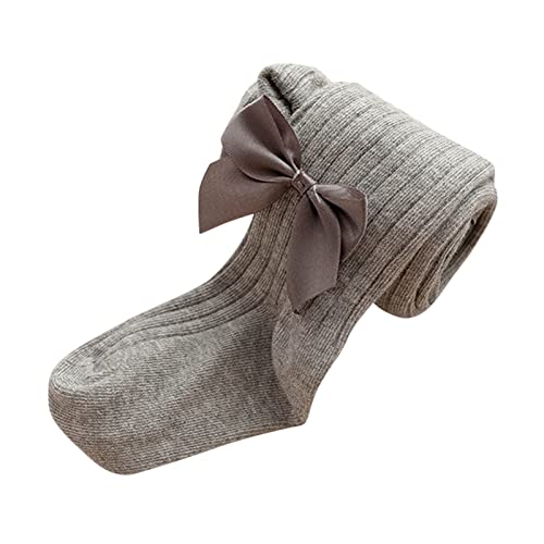 Betadog Soft Ballet Tights for Girls Footed Dance Tights Colorful Girls Leggings (Toddler/Little (Grey, 6-8 Years)
