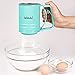 Webake Flour Sifter for Baking Stainless Steel One-handed Small Flour Sieve Kitchen Sifter Cocoa Powder Sieve Baking Supplies Stylish Green