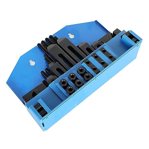 Image of GXYWADY 1 /2 Inch T-Slot Clamping Kit 3 /8 Inch-16 Bolt 58 Pieces