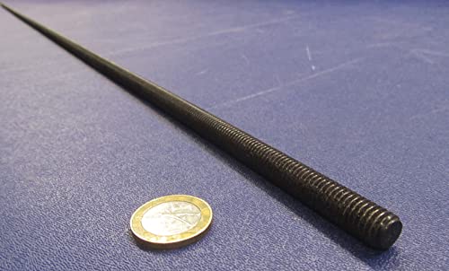 Black Oxide Grade B7 Steel Fully Threaded Rod 3/8"-16 x 48.00 Length 1 Pc.