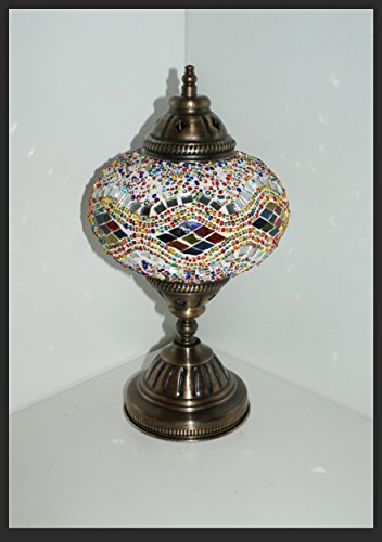 Mosaiklampe orientalisch Mosaik - Tischlampe L Stehlampe mosaiclamp BUNT Samarkand-Lights – Bild 4