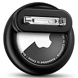 Wowwat Compatible with Apple Air Tags Holder for Kids, 1 Pack Hidden Case with Safety Pin, Anti-Lost for Kids, Baby, Elderly, Luggage, Shoe, Clothes,Backpack -Black