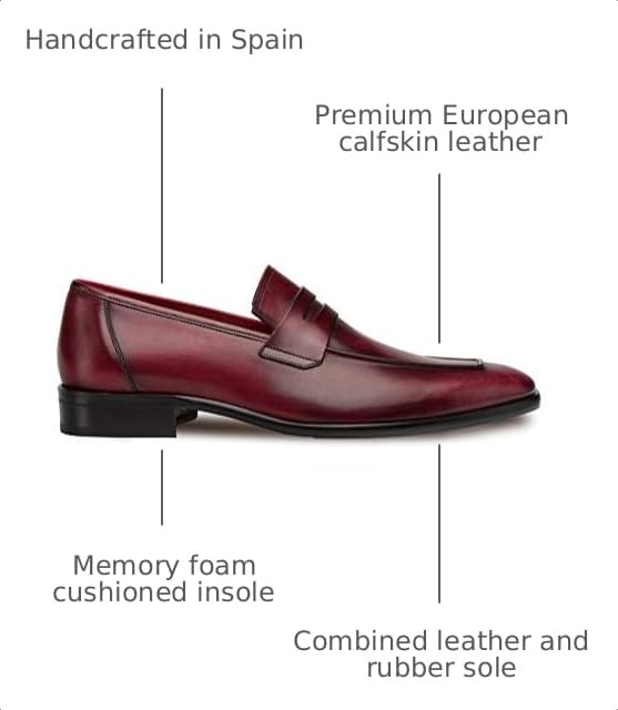 Image of Mezlan - Newport - Men's Slip-On Dress Penny Loafer