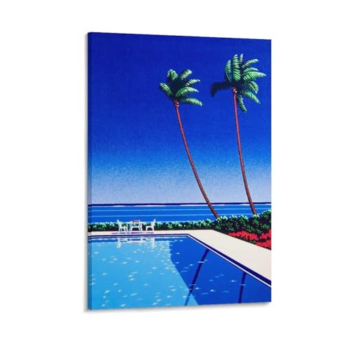 Poster Hiroshi Nagai tropical pour une ambiance salon rétro moderne - Toile déco 20x30