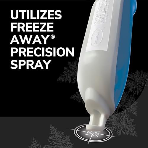 dr scholl39s freeze away max wart remover 10 treatments - as fast as 10 seconds to treat warts removes common warts amp plantar warts on hands amp feet easy to use precision spray for wart removal