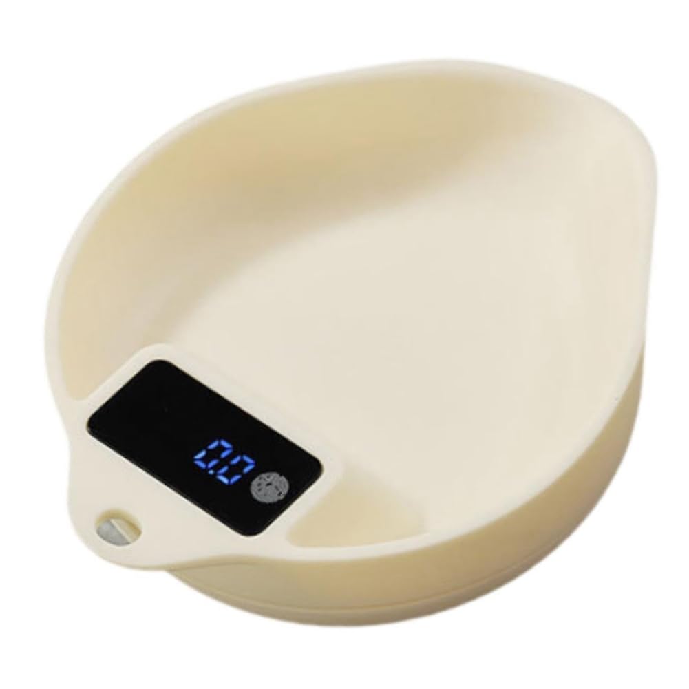Hndhbfgrt Coffee Bean Electronic Scale Bean Tray Baking Scales LED Digital Display Portable Scales for Kitchen Household