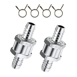 HISports Kraftstoff Rückschlagventil 12mm (2 Stück)