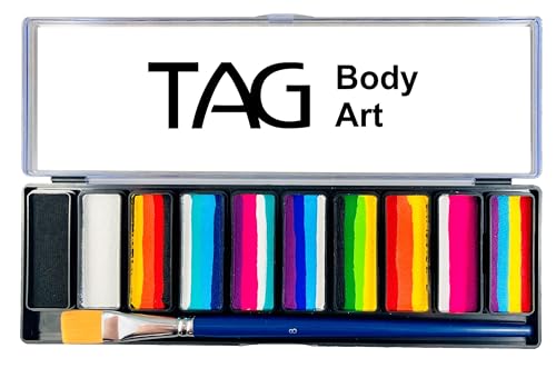 TAG Face Paint and Body Paint Professional One Stroke Palette