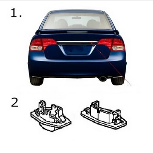 Luz de matrícula para Civic 8 y 9 Gen y Pilot 34106SNBA01 5