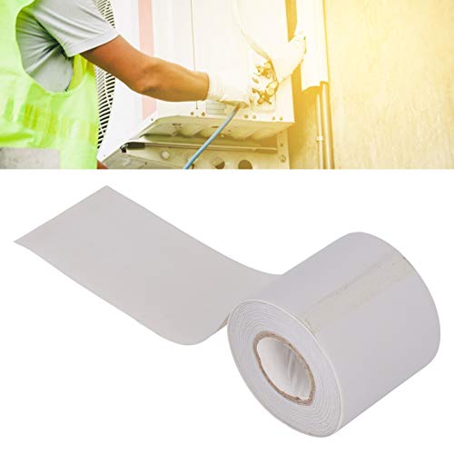 Image of Pissente Pipe Wrapping Tape, 5 Rolls 6cm /2.4in Width Oil PVC Tube Protective Wrap Portable Insulation Air Conditioner Pipe Tapes for Electrical Equipment and Supplies (Grey)