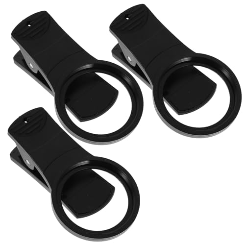 jojofuny 3pcs Phone Macro Lens Macro Lens for Phone Wide Angle Lens for Smartphones Phone Camera Lens Clip Mobile Phones Clip on Lens for Mobile Phone 37mm Thread Clip