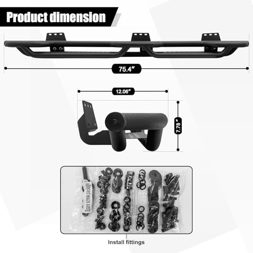 Estribos laterales compatibles Dodge Ram 1500 2019-2026 miniatura 7