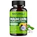 NATURELO Magnesium Glycinate Supplement - 200 mg Natural Glycinate Chelate with Organic Vegetables - Best for Sleep, Calm, Anxiety, Muscle Cramp & Stress Relief - Gluten Free, Non GMO - 120 Capsules