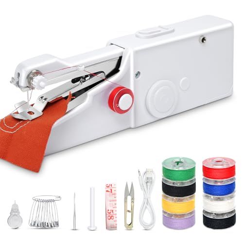 Handheld Electric Mini Sewing Machine for Beginners Adult,Portable...