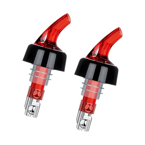 JAMIEKA - Dispensador de vino de 45 ml, 2 dispensadores de bebidas con diseño de abalorio de metal para varios vertidos líquidos y en su mayoría botellas de vino JAMIEKA - Dispensador de vino de 45 ml, 2 dispensadores de bebidas con diseño de abalorio de metal para varios vertidos líquidos y en su mayoría botellas de vino