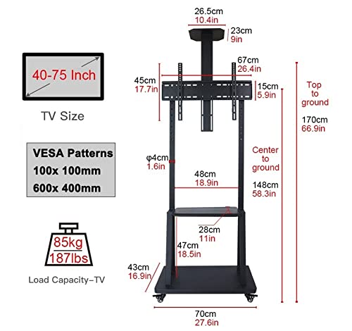 Soporte de Piso para TV de 50 a 75 Pulgadas miniatura 3
