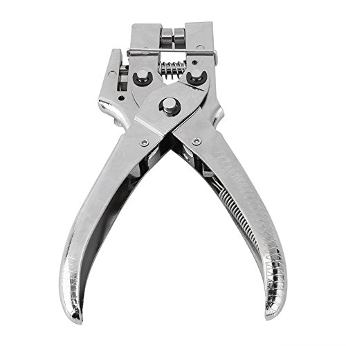 Grommet Eyelet Pliers Kit, 4.5Mm Eyelet Diameter Eyelet Hole Punch Pliers with 100 Pieces Hollow Eyelets, Eyelet Setter Pliers for Leather, Plastic, Rubber, Canvas, Cardboard