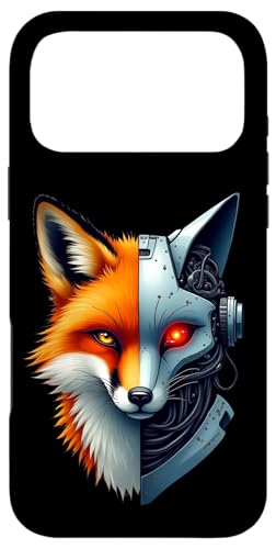 �ʔ����A���C�O�}���{�b�g�������D�ƃT�C�{�[�O�A���C�O�}���{�b�g Fox Lover Robotic Foxes AI �X�}�z�P�[�X iPhone 17 Pro Max �p