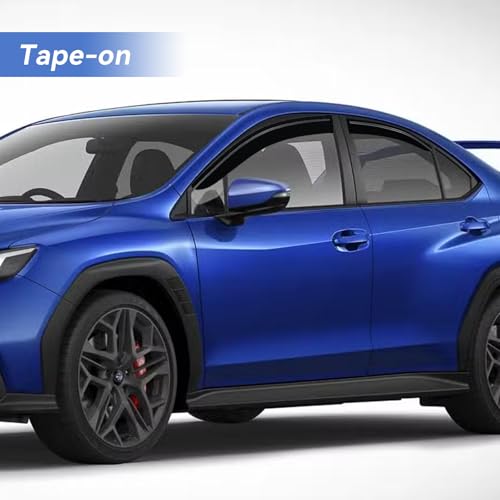 Image of Window Visors Rain Guards for 2022 2023 2024 2025 2026 Subaru WRX, Out-Channel Window Vent Wind Deflectors Visors Shades for 22 23 24 25 26 Subaru WRX Premium Limited GT