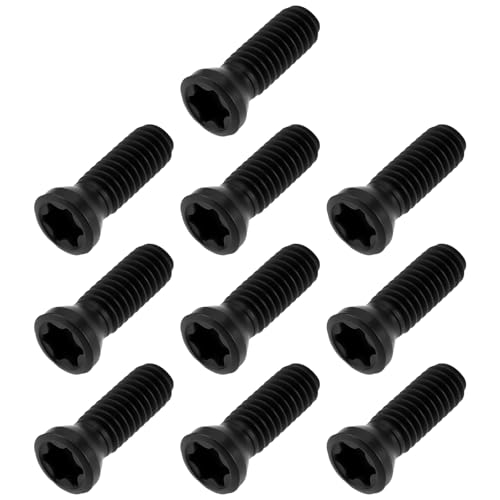 Create idea 10PCS M2.5x8mm Torx Screws T8 grade carbon steel for Hard Alloy Blade CNC Lathe Tools