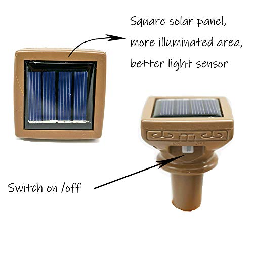 Square 8 Pack Solar Powered Wine Bottle Lights, 20 Led Waterproof Copper Cork Lights For Wedding, Christmas, Holiday, Garden, Patio, Pathway, Outdoor (Warm White) #TOP1