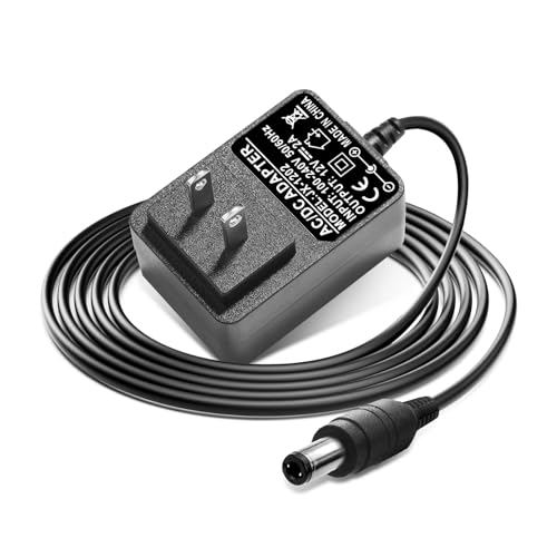 12V DC Adapter Power Cord fit for Theragun Liv, ONN 16” 20' 30' 37' ONN Sound Bar Speaker, ONB18SB001, Onn 22' 100002487 24' ONA18HO015 100002480 Monitor Charger Replacement