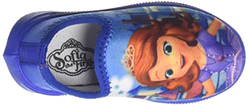 Image of Disney Sofia The First by toothless Girls Casual Shoes Blue Leather Sneaker (SFPGLS3722)