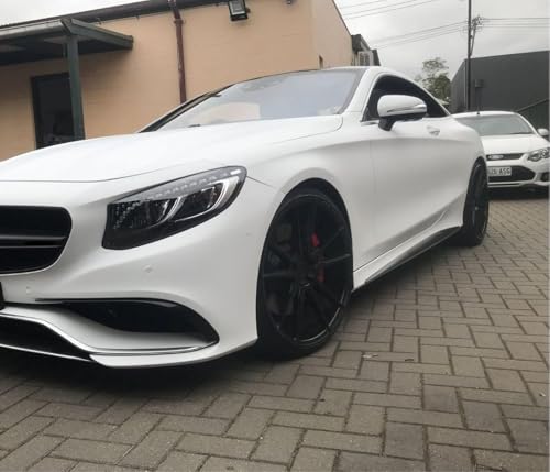 Image of CREON Vinyl Wrap for Car & Bike Self Adhesive Vinyl Wrap Sheet Sticker & Decal Roll Film Auto Car Vehical Air Release (2 feet x 8 feet, White Matte Wrap)