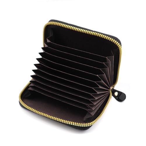 RFID Blocking Slim Wallet for Women Large Capacity Zipper Card Organizer with 12 Slots Anti Theft Business Card Holder for Daily Use3