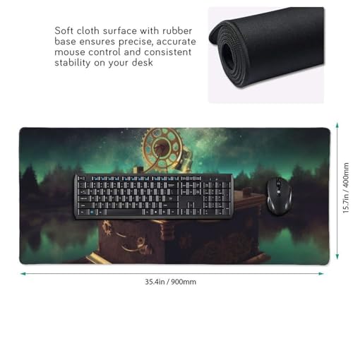 Tapis de souris Dream Music Box 40x90cm pour éviter les glissements de clavier sur le bureau