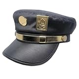 VIVADORN Kujo Jotaro Cap Hat Star Platinum Metal Golden Badges Kujo Jotaro Cosplay Costumes Prop Anime Merch
